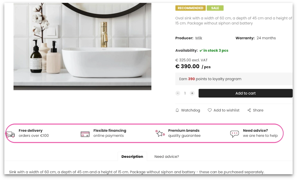 marketing v detailu produktu